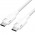 Кабель USB 2.0 Type-C M-M, 1.0м 60W aluminum alloy, білий Vention