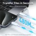Кабель USB 2.0 Type-C M-M, 1.0м 60W aluminum alloy, білий Vention
