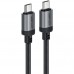 Кабель USB 2.0 Type-C M-M, 1.2 м, 60W aluminum alloy Black, C20-03 Acefast