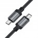 Кабель USB 2.0 Type-C M-M, 1.2 м, 60W aluminum alloy Black, C20-03 Acefast