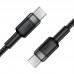 Кабель USB 2.0 Type-C M-M, 1.2 м, 60W aluminum alloy Black, C22-03 Acefast