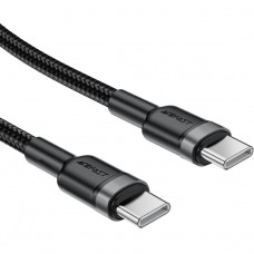 Кабель USB 2.0 Type-C M-M, 1.2 м, 60W aluminum alloy Black, C22-03 Acefast Кабель USB 2.0 Type-C M-M, 1.2 м, 60W aluminum alloy Black, C22-03 Acefast
