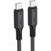 Кабель USB 2.0 Type-C M-M, 1.2 м, 60W silicone C17-03 Black Acefast