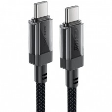 Кабель USB 2.0 Type-C M-M, 1.2 м, 60W stainless steel Black, C12-03 Acefast Кабель USB 2.0 Type-C M-M, 1.2 м, 60W stainless steel Black, C12-03 Acefast