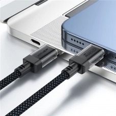 Кабель USB 2.0 Type-C M-M, 1.2 м, 60W stainless steel Black, C12-03 Acefast Кабель USB 2.0 Type-C M-M, 1.2 м, 60W stainless steel Black, C12-03 Acefast
