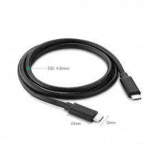 Кабель USB 2.0 Type-C M-M, 1.5 м, 60W Чорний, US286 UGREEN