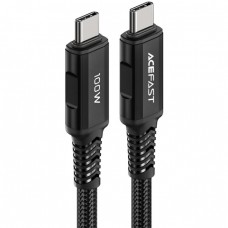 Кабель USB 2.0 Type-C M-M, 2 м, 100W C4-03, zinc alloy, Black, Acefast Кабель USB 2.0 Type-C M-M, 2 м, 100W C4-03, zinc alloy, Black, Acefast