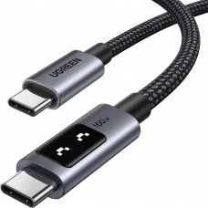Кабель USB 2.0 Type-C M-M, 2 м, 100W, 5A （480Mbps）Smart display Чорний, L509 UGREEN