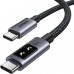 Кабель USB 2.0 Type-C M-M, 2 м, 100W, 5A （480Mbps）Smart display Чорний, L509 UGREEN