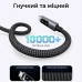 Кабель USB 2.0 Type-C M-M, 2 м, 100W, 5A （480Mbps）Smart display Чорний, L509 UGREEN