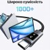 Кабель USB 2.0 Type-C M-M, 2 м, 100W, 5A （480Mbps）Smart display Чорний, L509 UGREEN