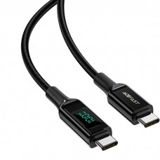 Кабель USB 2.0 Type-C M-M, 2 м, 100W, with display, C6-03 Acefast