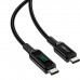 Кабель USB 2.0 Type-C M-M, 2 м, 100W, with display, C6-03 Acefast