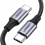 Кабель USB 2.0 Type-C M-M, 2 м, 60W Чорний, Round Cable Nickel Plating Aluminum Shell US261 UGREEN Кабель USB 2.0 Type-C M-M, 2 м, 60W Чорний, Round Cable Nickel Plating Aluminum Shell US261 UGREEN