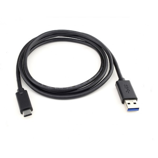 Кабель USB 3.1 AM-Type-C M, 1.0m чорний