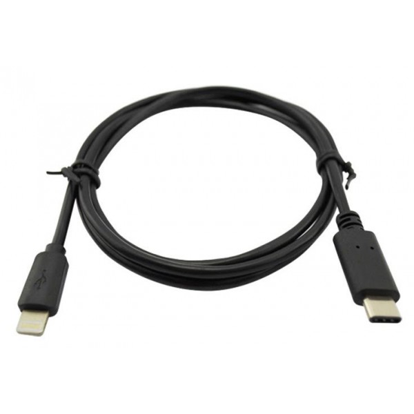 Кабель USB 3.1 Type-C M-Lightning M, 1.0м, чорний