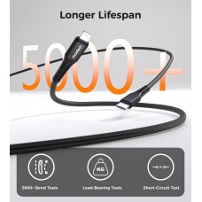 Кабель USB 3.1 Type-C M-Lightning M, 1.0м, чорний, 27W PD, Choetech