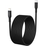 Кабель USB 3.1 Type-C M-Lightning M, 1.8м, чорний, 20W, MFi PD, обплетення, чорний Choetech