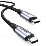 Кабель USB 3.1 Type-C M-M, 1 м, 100W (10Gbps)Чорний, US355 UGREEN Кабель USB 3.1 Type-C M-M, 1 м, 100W (10Gbps)Чорний, US355 UGREEN