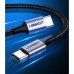 Кабель USB 3.1 Type-C M-M, 1 м, 100W （10Gbps）Чорний, US355 UGREEN