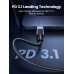 Кабель USB 3.1 Type-C M-M, 1 м, 240W （480Mbps）Чорний, L513 UGREEN