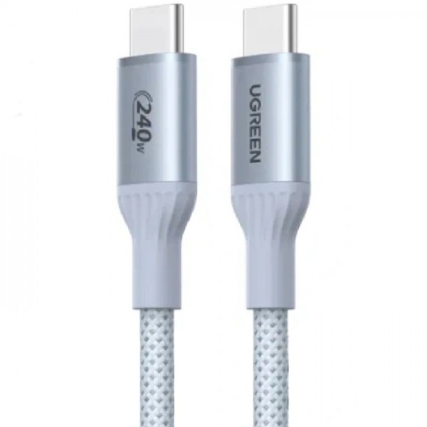 Кабель USB 3.1 Type-C M-M, 2 м, 240W （5A）синій, L534 UGREEN