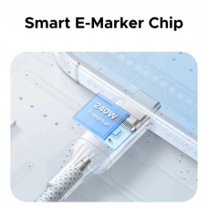 Кабель USB 3.1 Type-C M-M, 2 м, 240W （5A）синій, L534 UGREEN