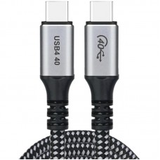 Кабель USB 4.0 Gen 3 Type-C M-M, 1,2 м, 240W (8K HDR) чорний, Choetech
