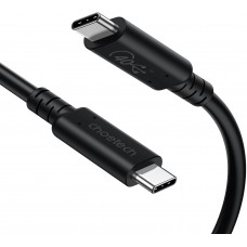 Кабель USB 4.0 Thunderbolt Type-C M-M, 0,8 м, 240W Gen 3, 40Gbps 8K@60Hz Choetech