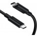 Кабель USB 4.0 Thunderbolt Type-C M-M, 0,8 м, 240W Gen 3, 40Gbps 8K@60Hz Choetech