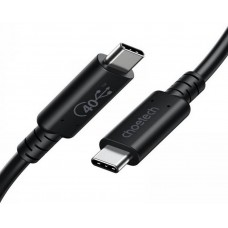 Кабель USB 4.0 Thunderbolt Type-C M-M, 0,8 м, 240W Gen 3, 40Gbps 8K@60Hz Choetech
