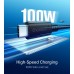 Кабель USB 4.0 Thunderbolt Type-C M-M, 0,8 м, 240W Gen 3, 40Gbps 8K@60Hz Choetech
