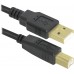 Кабель USB AM-BM, 1.8 м, чорний, 04-06PRO Defender