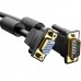 Кабель VGA 15M-15M F, 5.0м, чорний Vention