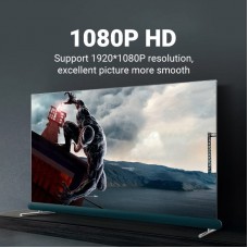 Кабель VGA 15M-15M, 1.0м, з ферритами, чорний Vention
