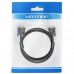 Кабель VGA 15M-15M, 1.0м, з ферритами, чорний Vention