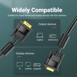 Кабель VGA 15M-15M, 20.0 м, з ферритами, чорний Vention Кабель VGA 15M-15M, 20.0 м, з ферритами, чорний Vention