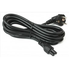 Кабель живлення 220В 1.5 м, 0,75мм2 С13-IEC C5 (для ноутбука)