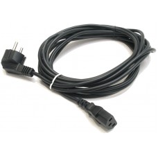 Кабель живлення 220В 1.5 м, 1,0мм2 С13-CEE 7/7 Schuko