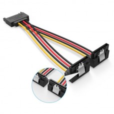Кабель живлення Serial ATA Male - 2xSATA Female Vention