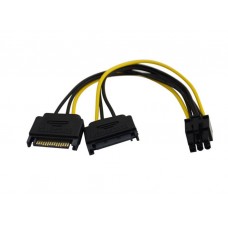 Кабель живлення для відеокарти  6pin Male - 2хSATA Male