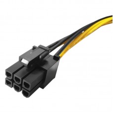 Кабель живлення для відеокарти ATX 6pin на 8pin, M/M 50см