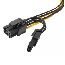 Кабель живлення для відеокарти ATX 6pin на 8pin, M/M 50см
