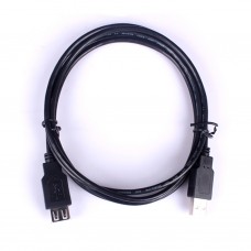 Кабель продовжувач USB 2.0 AM-AF, 2.0 м чорний