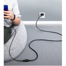 Кабель продовжувач USB 2.0 AM-AF, 5 м, Nickel Plating Extension Cable Чорний, US103 UGREEN