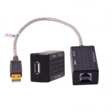 Кабель продовжувач USB 2.0 AM-AF, 60.0м (USB по витій парі RJ 45) DT-5015 Dtech