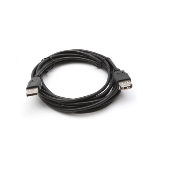 Кабель продовжувач USB 2.0 AM-AF,1.4 м, чорний