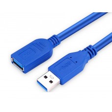 Кабель продовжувач USB 3.0 AM-AF, 3.0 м, синій