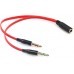 Перехідник Audio Jack TRRS F -> 2xM (Audio+MIC)