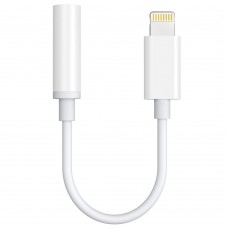 Перехідник Lightning  - 3.5мм 4pin (F) Audio DAC Chip 96kHz MFi,  0.1 м, білий Choetech